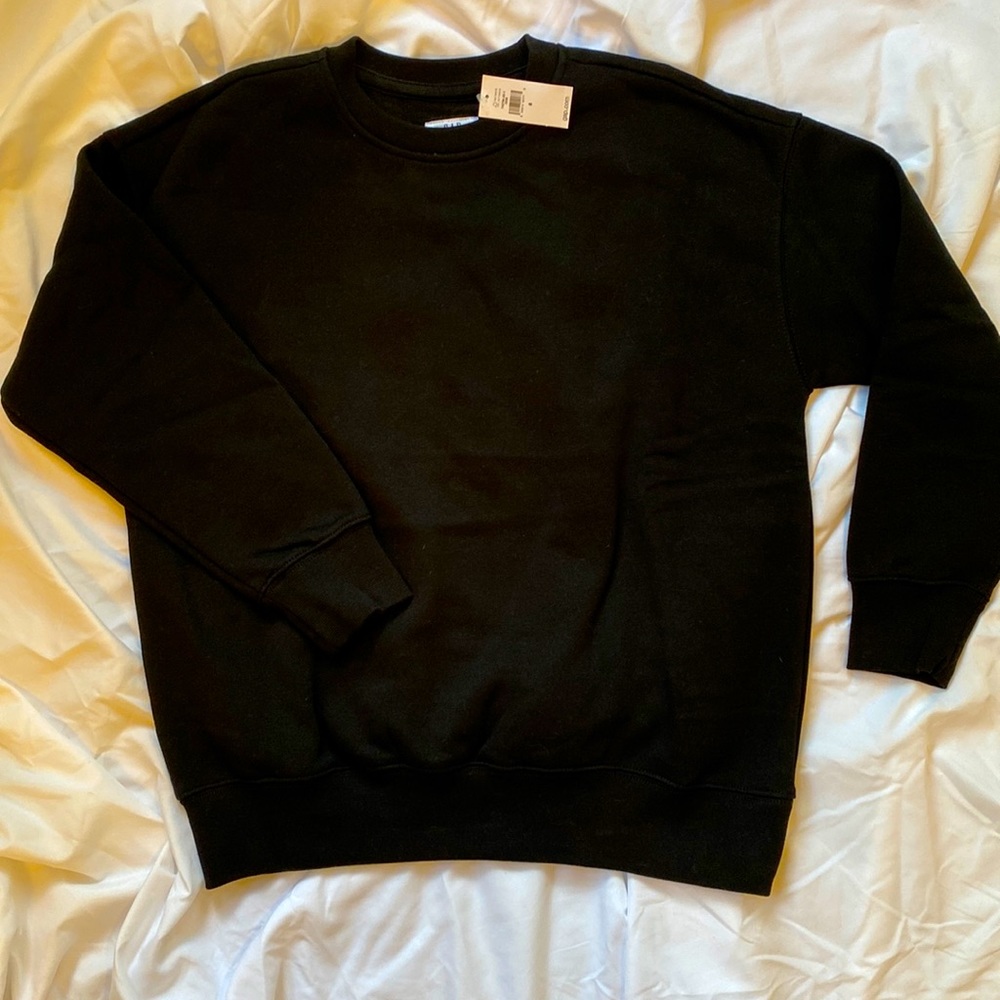NWT Teen Gap Black Sweatshirt Size 8